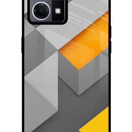 Abstract Oppo F21 Pro 4G Glass Case Back Cover by Casekaro