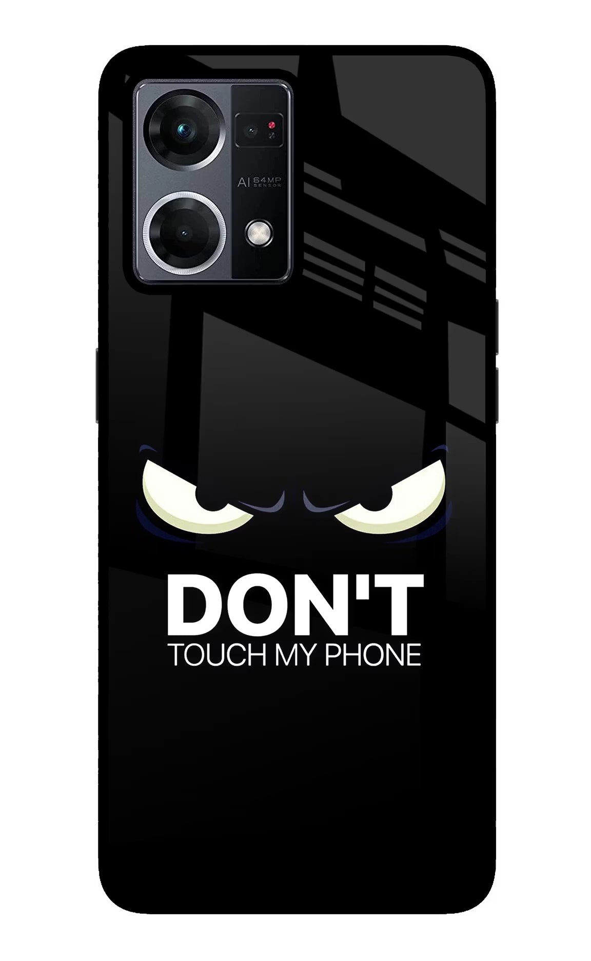 Don'T Touch My Phone Oppo F21 Pro 4G Glass Case