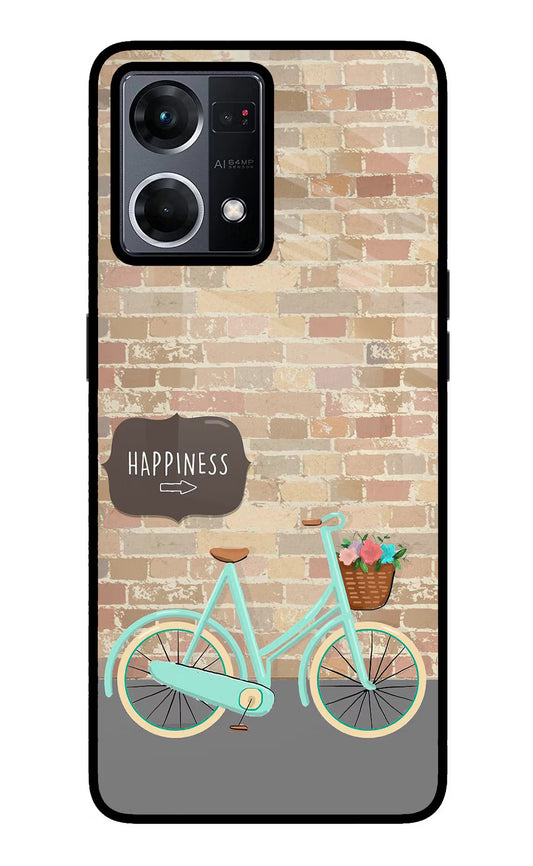 Happiness Artwork Oppo F21 Pro 4G Glass Case