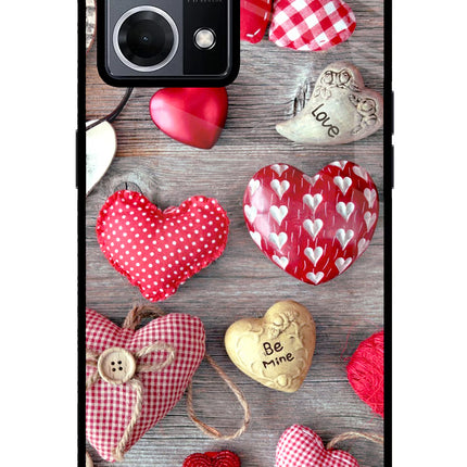 Love Wallpaper Oppo F21 Pro 4G Glass Case Back Cover by Casekaro