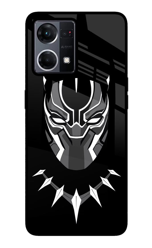 Black Panther Oppo F21 Pro 4G Glass Case