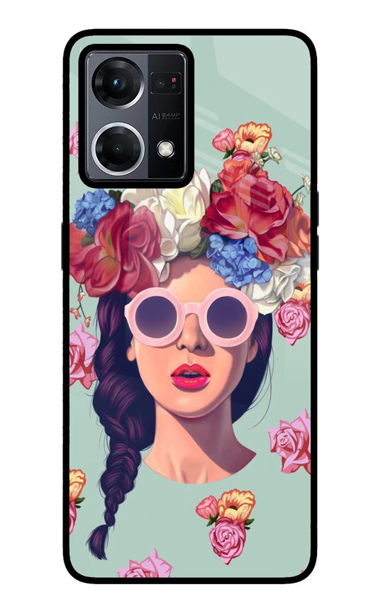 Pretty Girl Oppo F21 Pro 4G Glass Case