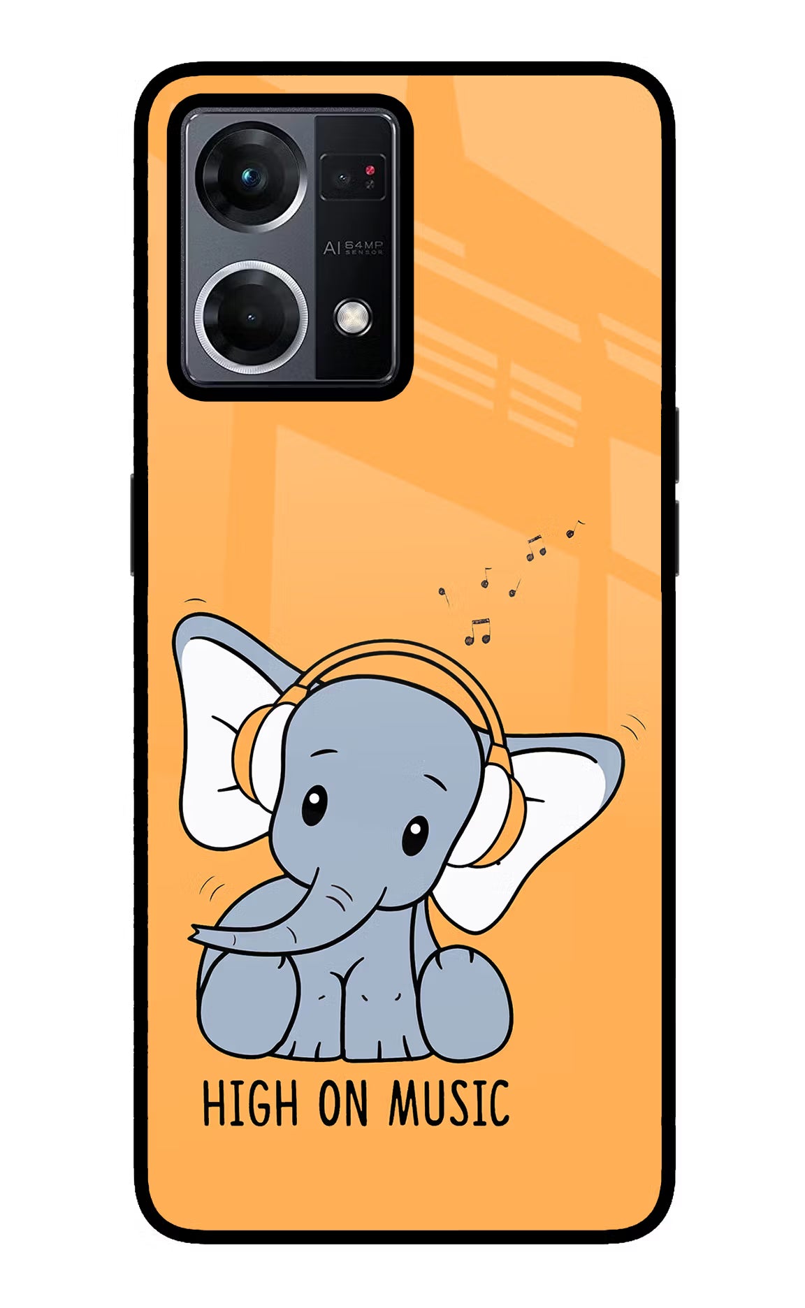 High On Music Oppo F21 Pro 4G Glass Case