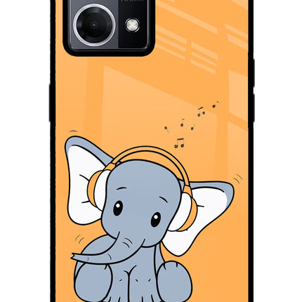 High On Music Oppo F21 Pro 4G Glass Case Back Cover by Casekaro
