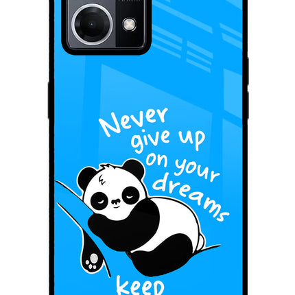 Keep Sleeping Oppo F21 Pro 4G Glass Case Back Cover by Casekaro