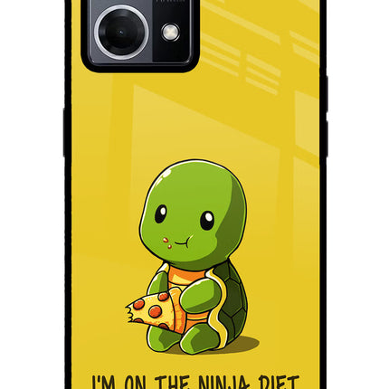 I'm on Ninja Diet Oppo F21 Pro 4G Glass Case Back Cover by Casekaro