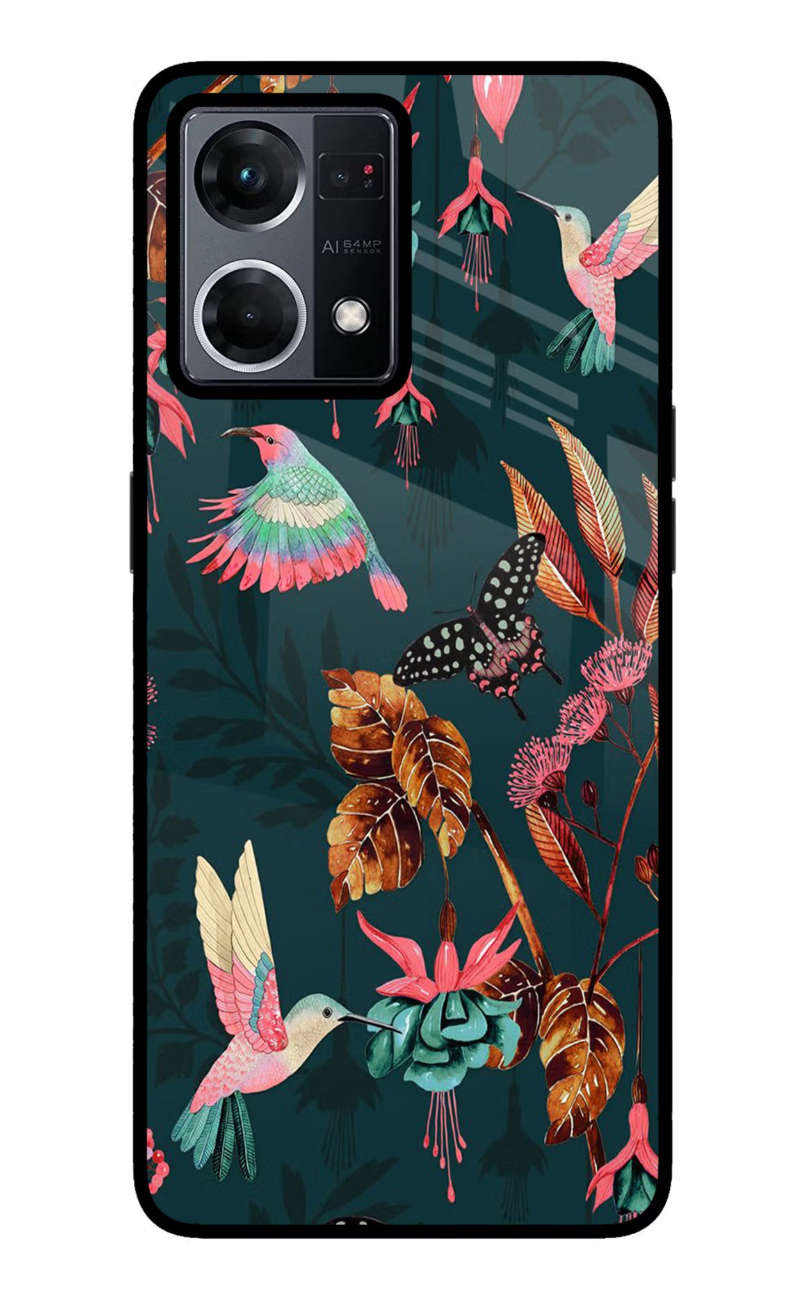 Birds Oppo F21 Pro 4G Glass Case
