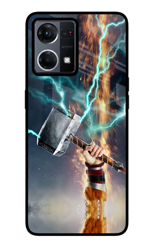 Thor Hammer Mjolnir Oppo F21 Pro 4G Glass Case