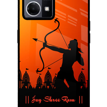 Lord Ram - 4 Oppo F21 Pro 4G Glass Case Back Cover by Casekaro
