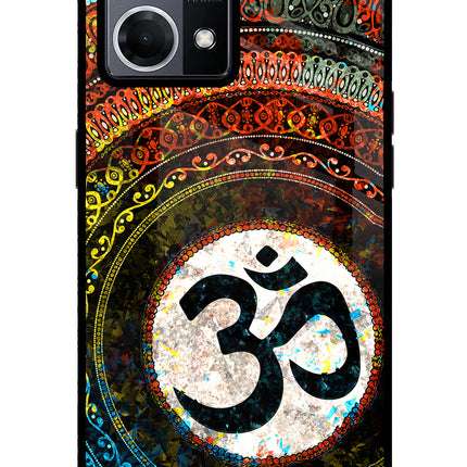 Om Cultural Oppo F21 Pro 4G Glass Case Back Cover by Casekaro