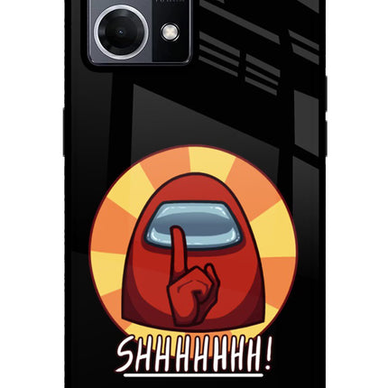Among Us Shhh! Oppo F21 Pro 4G Glass Case Back Cover by Casekaro