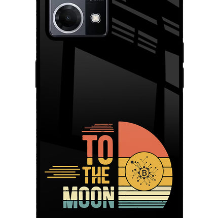 To the Moon Oppo F21 Pro 4G Glass Case Back Cover by Casekaro