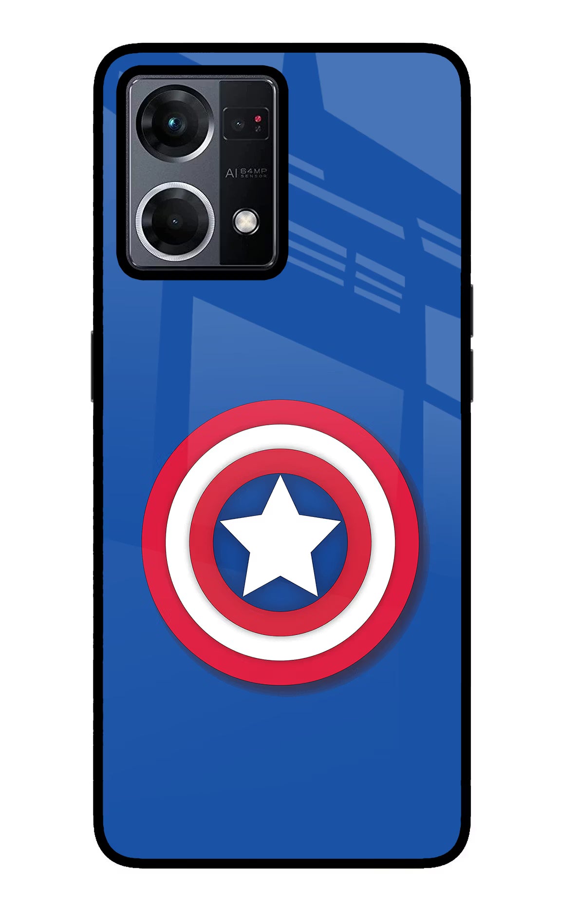 Shield Oppo F21 Pro 4G Glass Case Back Cover by Casekaro