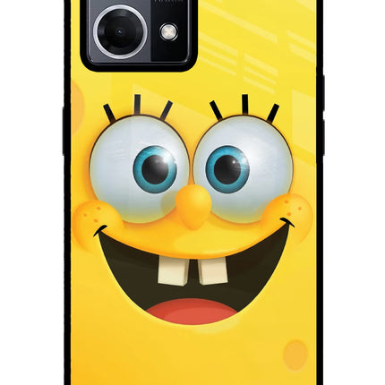Sponge 1 Oppo F21 Pro 4G Glass Case Back Cover by Casekaro