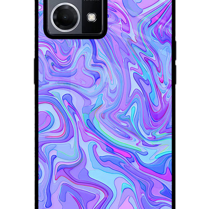 Glitter Oppo F21 Pro 4G Glass Case Back Cover by Casekaro