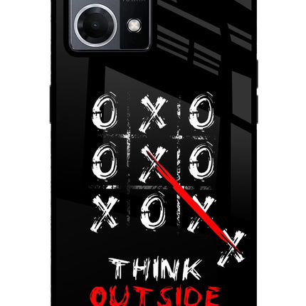 Think out of the BOX Oppo F21 Pro 4G Glass Case Back Cover by Casekaro