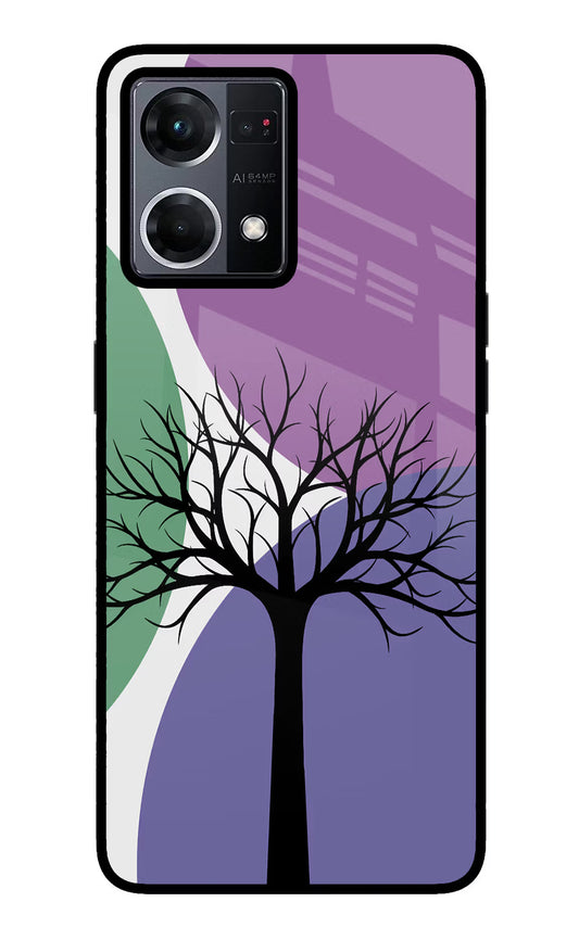 Tree Art Oppo F21 Pro 4G Glass Case