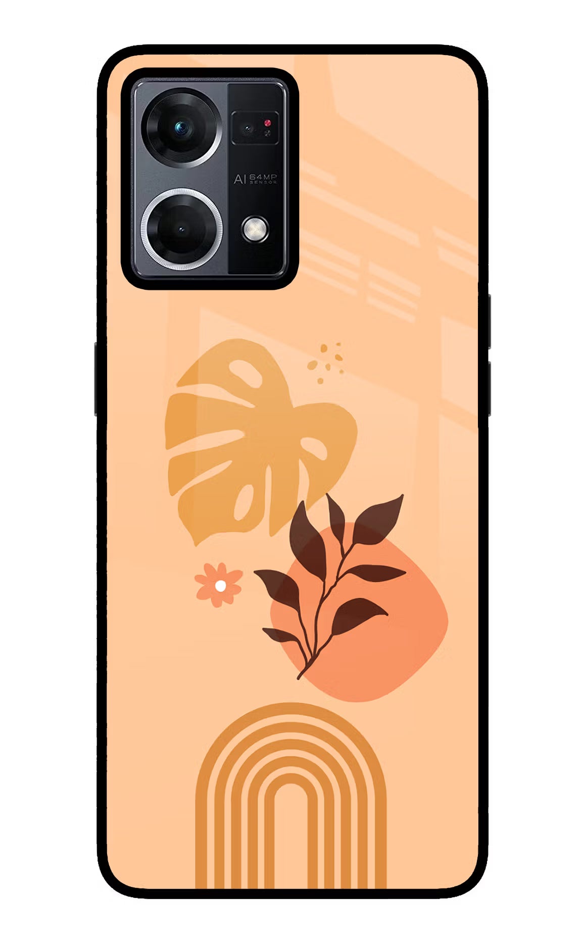 Bohemian Art Oppo F21 Pro 4G Glass Case Back Cover by Casekaro