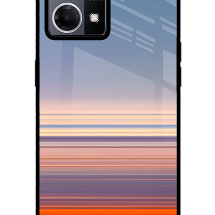 Morning Colors Oppo F21 Pro 4G Glass Case Back Cover by Casekaro