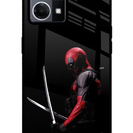 Deadpool Oppo F21 Pro 4G Glass Case Back Cover by Casekaro