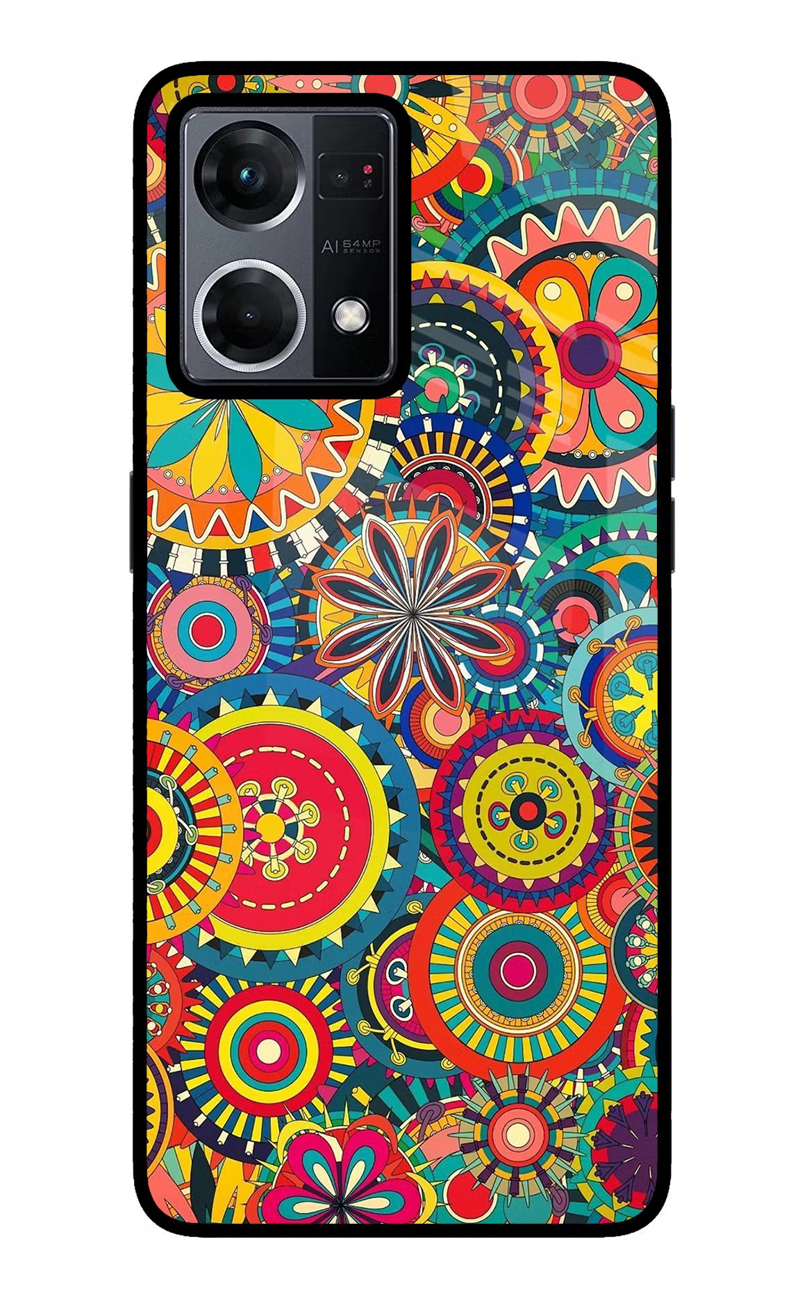Gol Gol Art Oppo F21 Pro 4G Glass Case