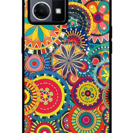 Gol Gol Art Oppo F21 Pro 4G Glass Case Back Cover by Casekaro