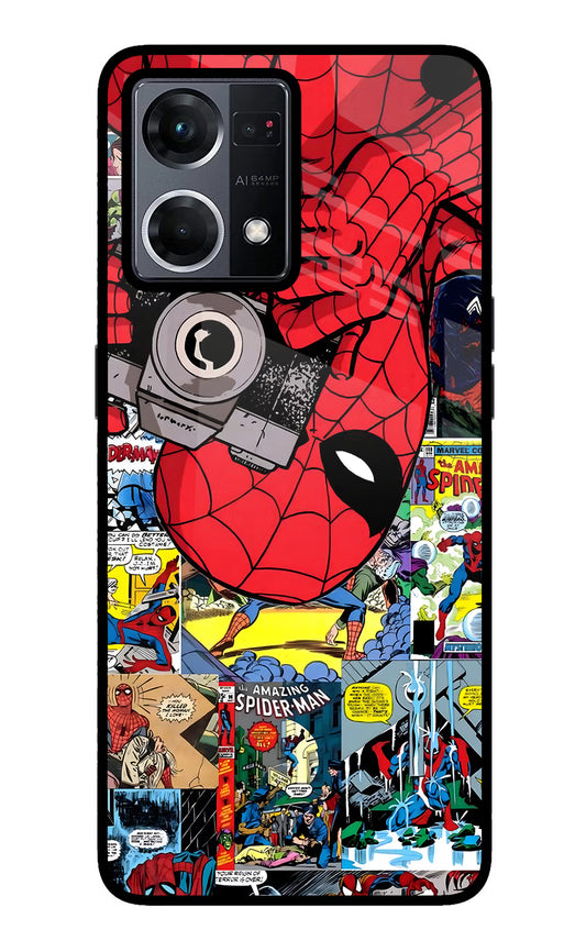Spider Man Oppo F21 Pro 4G Glass Case