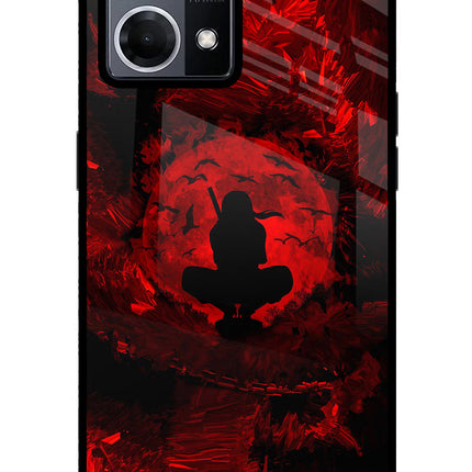 Itachi Uchiha Oppo F21 Pro 4G Glass Case Back Cover by Casekaro