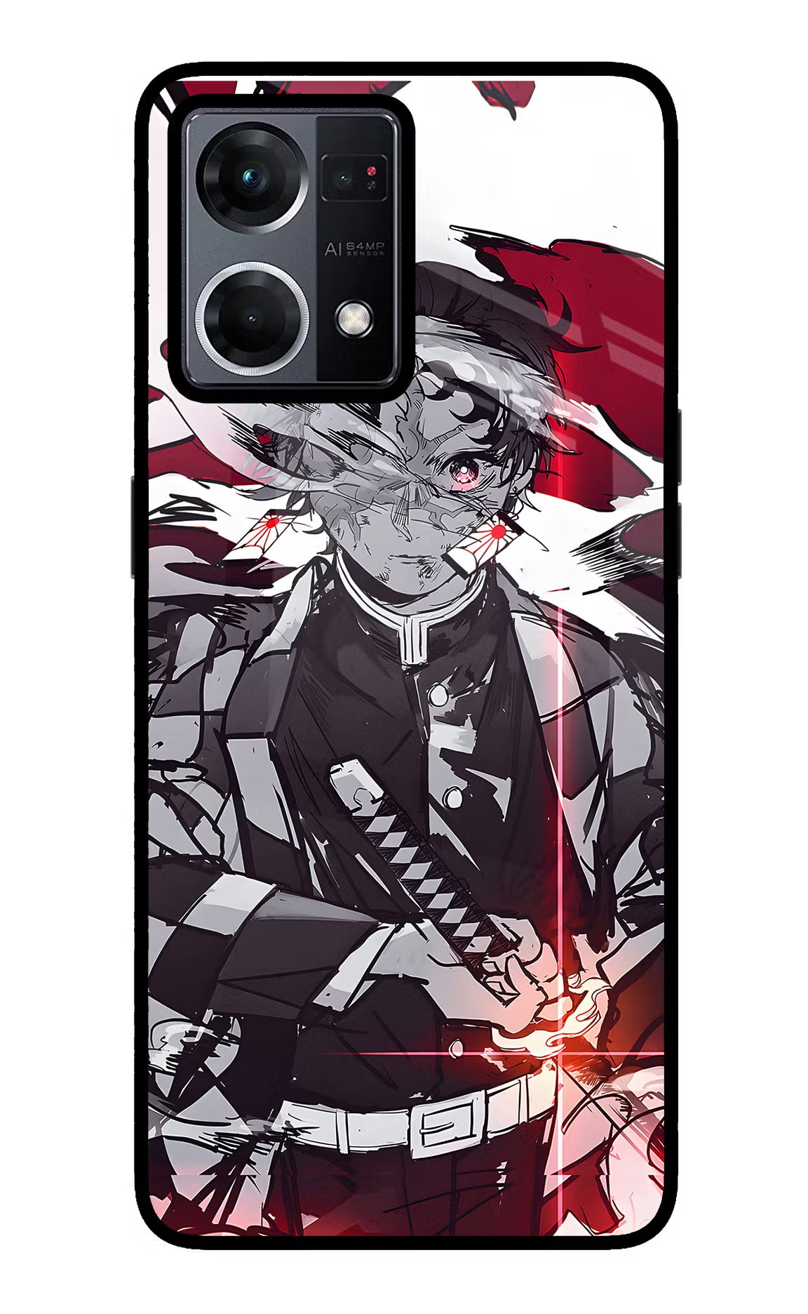 Demon Slayer Oppo F21 Pro 4G Glass Case