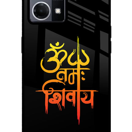 Om Namah Shivay Oppo F21 Pro 4G Glass Case Back Cover by Casekaro