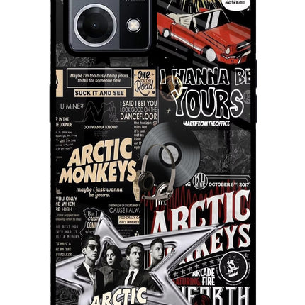Arctic Monkeys Oppo F21 Pro 4G Glass Case Back Cover by Casekaro
