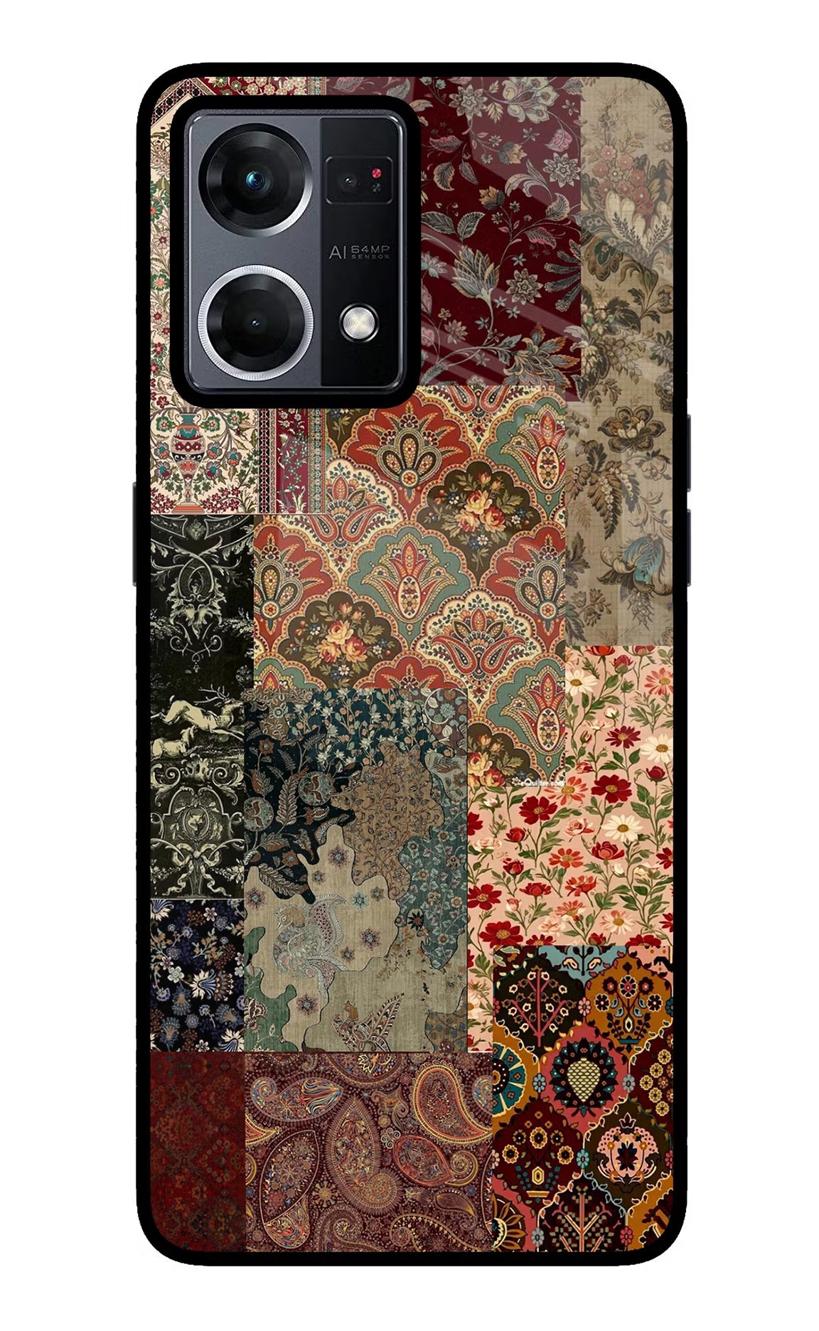 Desi Print Oppo F21 Pro 4G Glass Case Back Cover by Casekaro