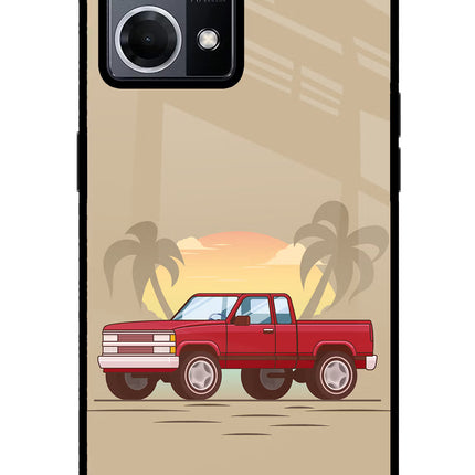 Desert Classic Drive Oppo F21 Pro 4G Glass Case Back Cover by Casekaro