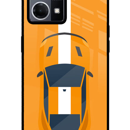 Highway Pursuit Oppo F21 Pro 4G Glass Case Back Cover by Casekaro