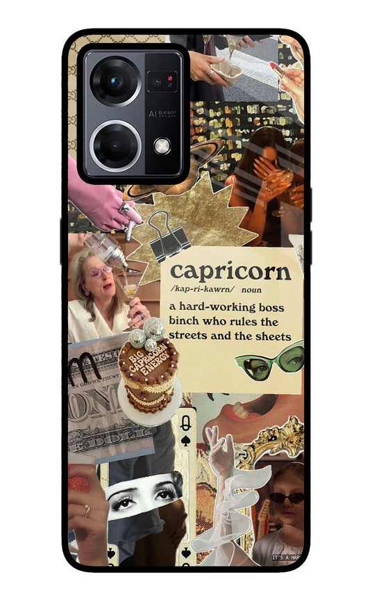 Capricorn Zodiac Oppo F21 Pro 4G Glass Case