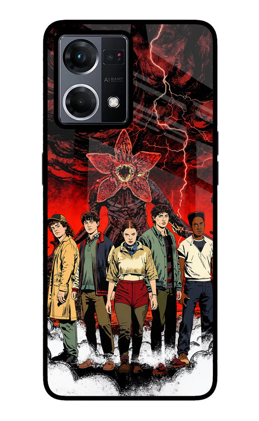 Ordinary Things Characters Oppo F21 Pro 4G Glass Case