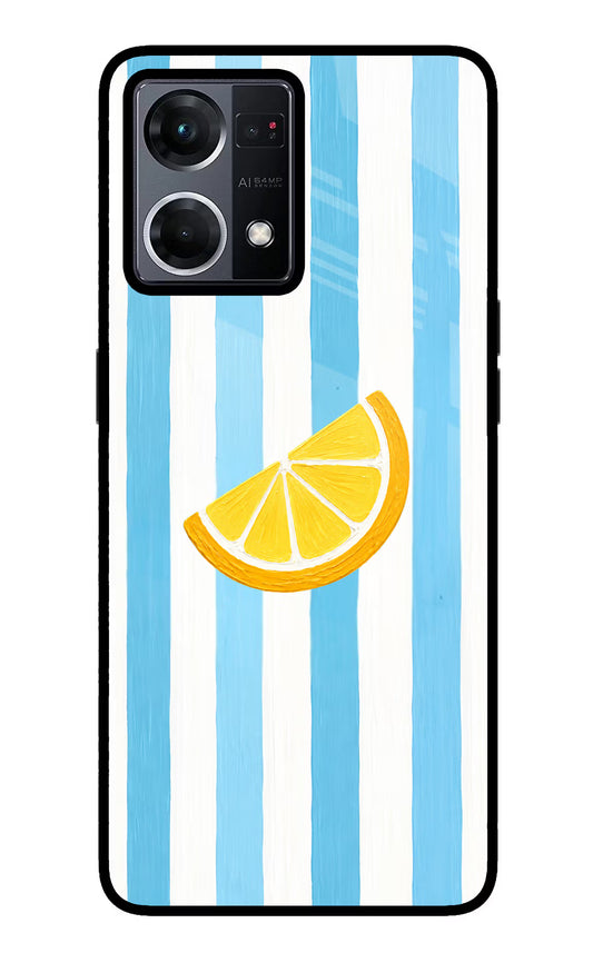 Summer Lemon Oppo F21 Pro 4G Glass Case