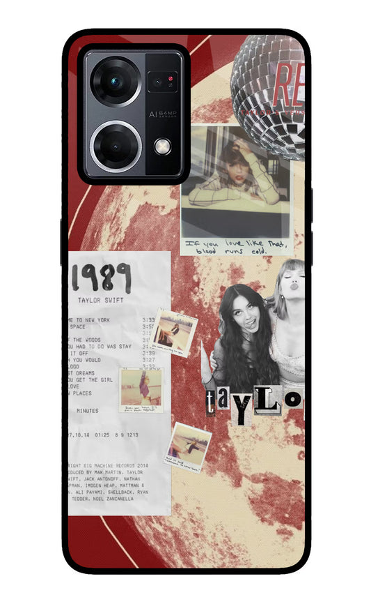 Taylor Swift Oppo F21 Pro 4G Glass Case