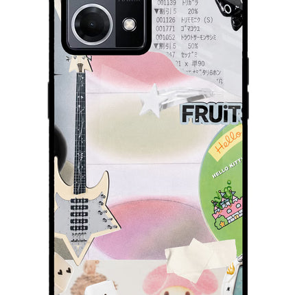 Softcore case Oppo F21 Pro 4G Glass Case Back Cover by Casekaro