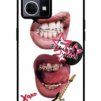 Rockstar Oppo F21 Pro 4G Glass Case Back Cover by Casekaro