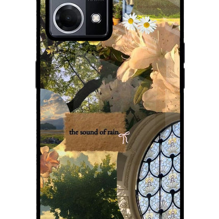 Rain Oppo F21 Pro 4G Glass Case Back Cover by Casekaro