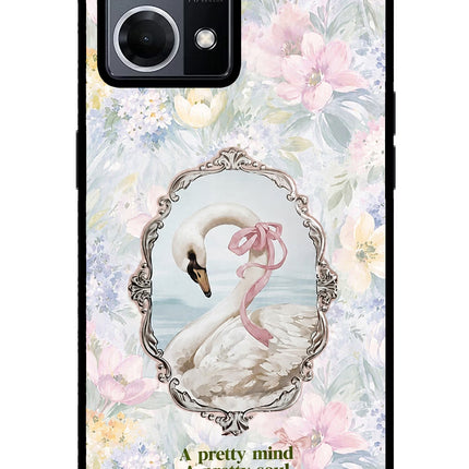 Pretty Mind Pretty Soul Oppo F21 Pro 4G Glass Case Back Cover by Casekaro
