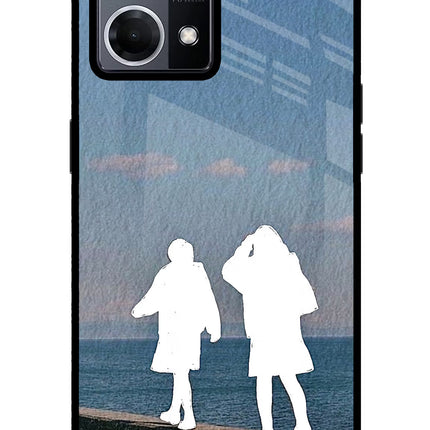 Coastal Dream Oppo F21 Pro 4G Glass Case Back Cover by Casekaro