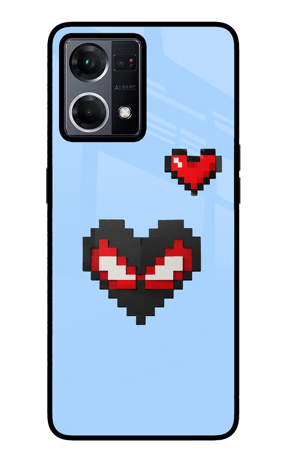 Peter Heart Oppo F21 Pro 4G Glass Case