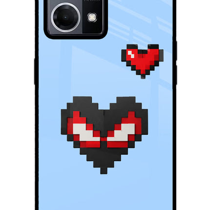 Peter Heart Oppo F21 Pro 4G Glass Case Back Cover by Casekaro