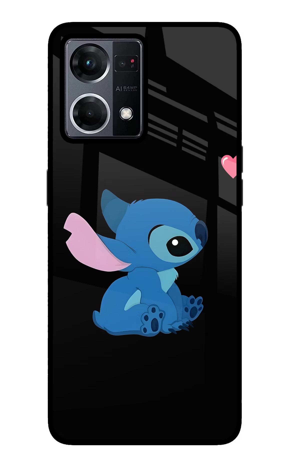 Stitch Crush Oppo F21 Pro 4G Glass Case