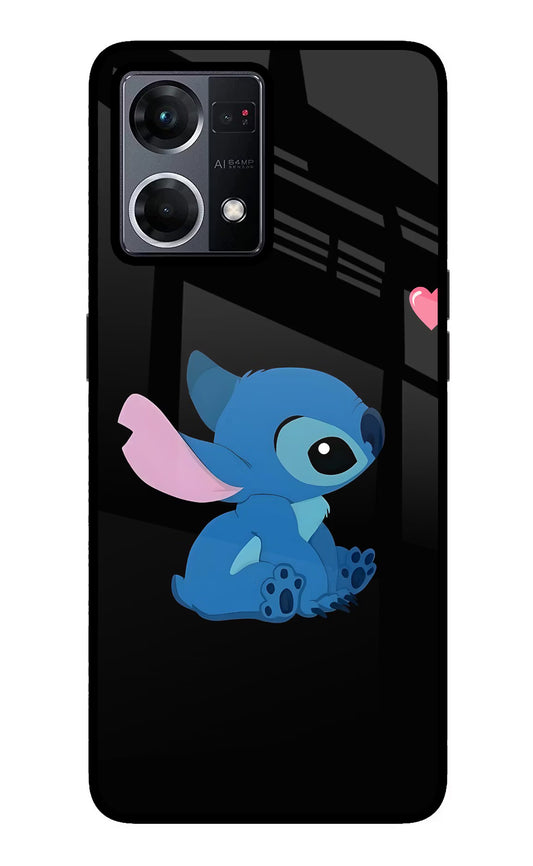 Stitch Crush Oppo F21 Pro 4G Glass Case