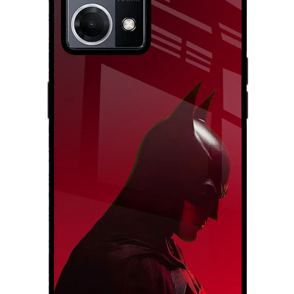 Dark Knight Oppo F21 Pro 4G Glass Case Back Cover by Casekaro