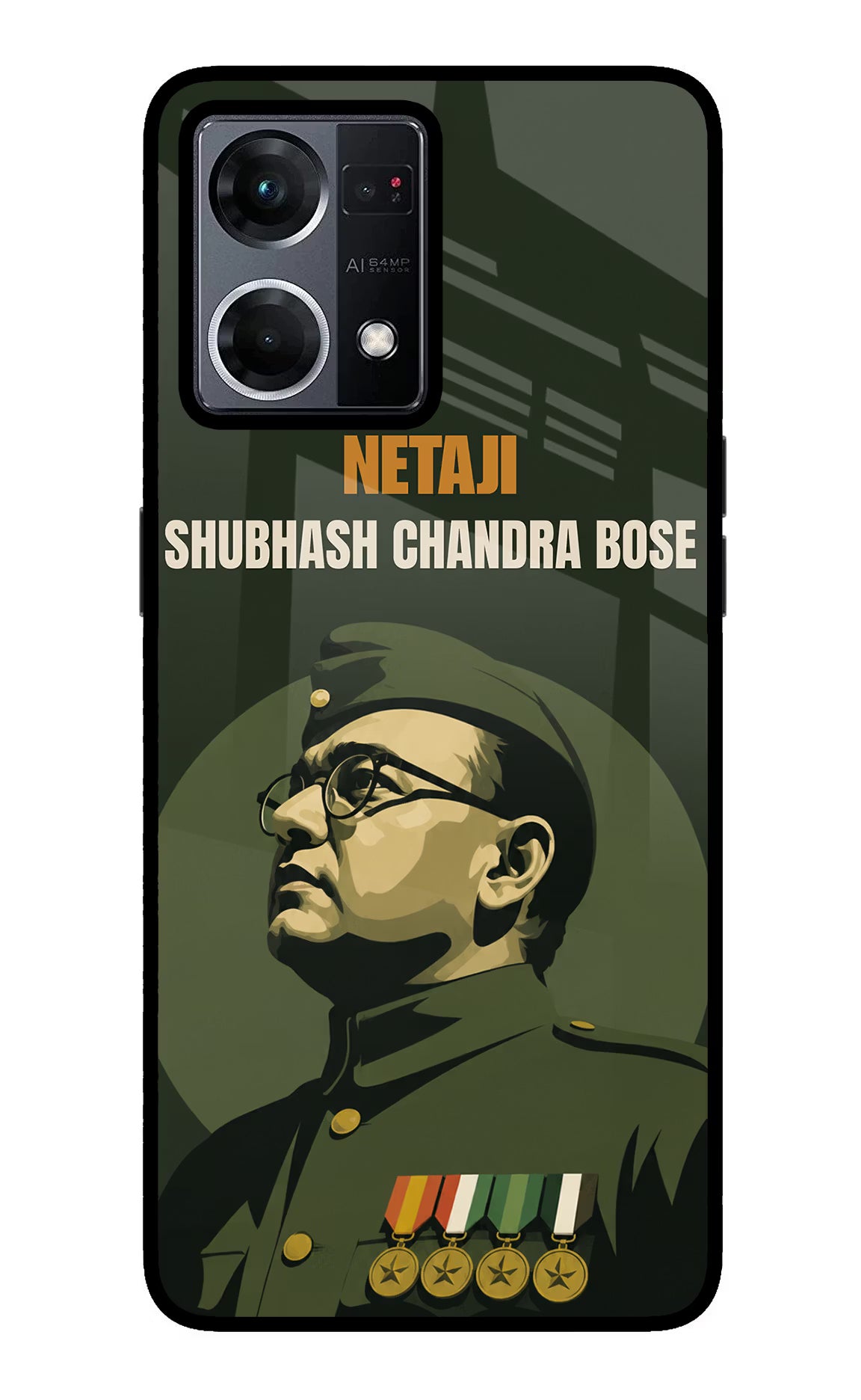 Netaji Legacy Oppo F21 Pro 4G Glass Case