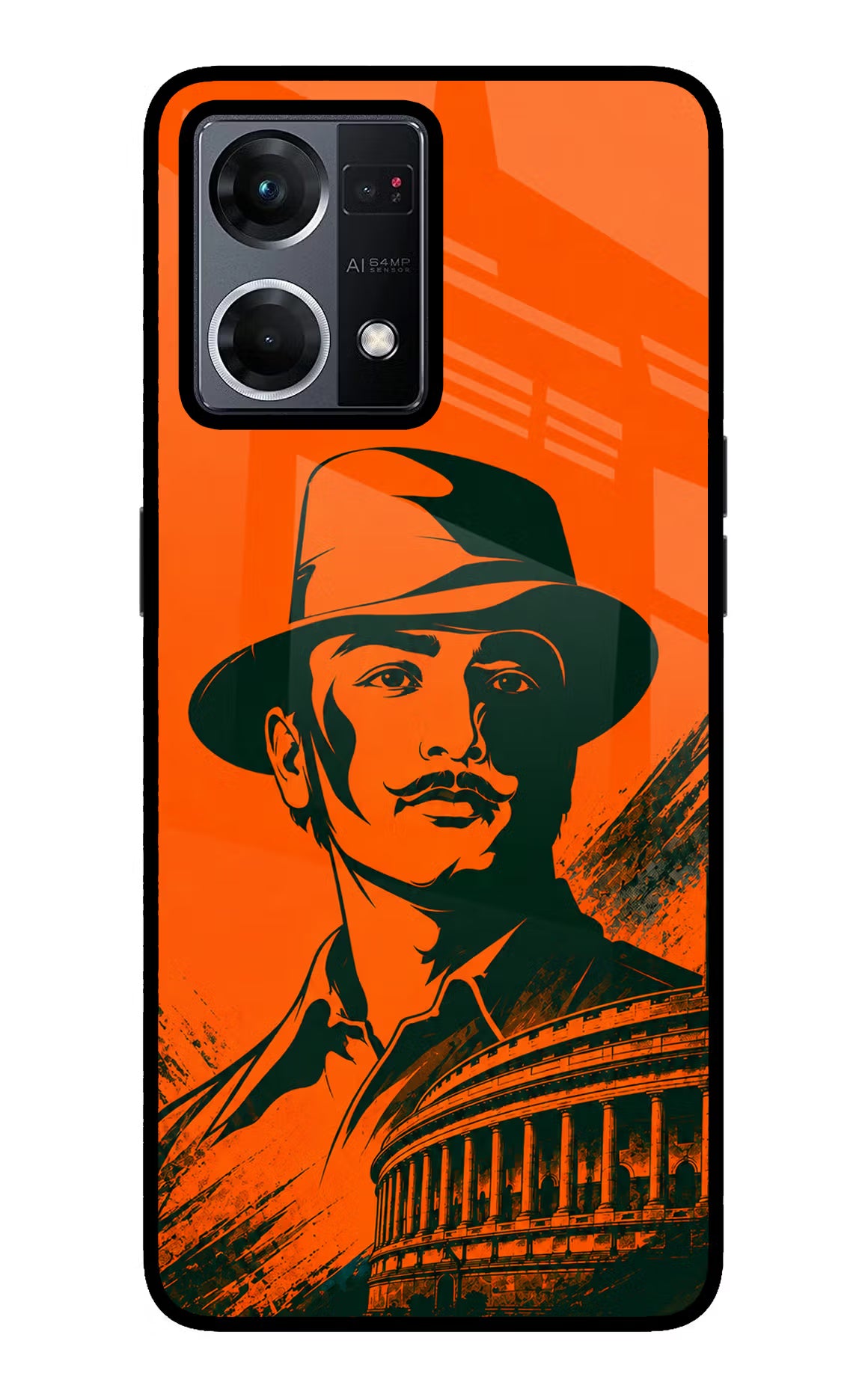 Bhagat Singh Legacy Oppo F21 Pro 4G Glass Case